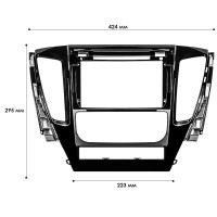 Перехідна рамка Mitsubishi Pajero Sport 2016-2018 (6524)