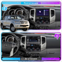 Штатна магнітола Toyota Hilux 2004-2011 Element 4/32 4G CarPlay