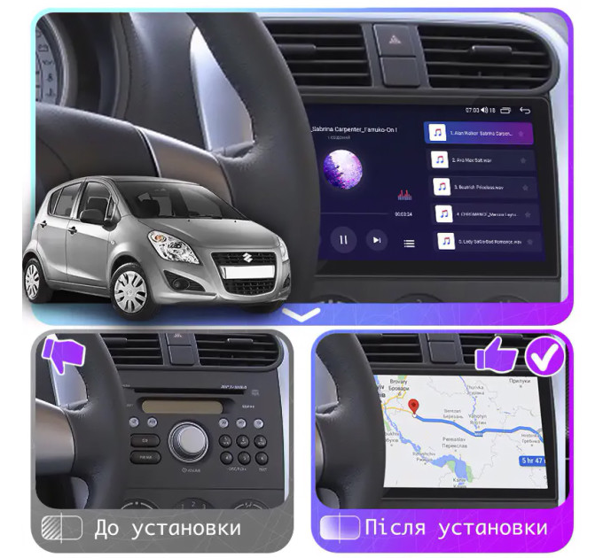 Штатна магнітола Suzuki Splash 2008-2012 Element 1/16