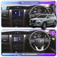 Штатна магнітола Toyota Fortuner 2020- Element Prime 2/32 CarPlay 4G