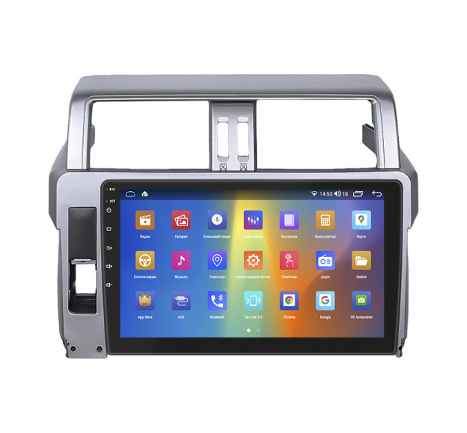 Штатна магнітола Toyota Land Cruiser Prado 150 2013-2017 Element Prime 4/64 CarPlay 4G