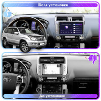 Штатна магнітола Toyota Land Cruiser Prado 150 2013-2017 Element Prime 4/64 CarPlay 4G