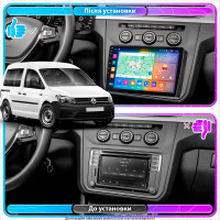 Штатна магнітола Volkswagen Caddy 2015-2020 Element Prime 4/64 CarPlay 4G