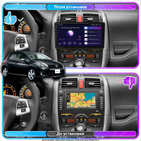 Штатна магнітола Toyota Auris 2009-2012 Element Prime 4/64 CarPlay 4G