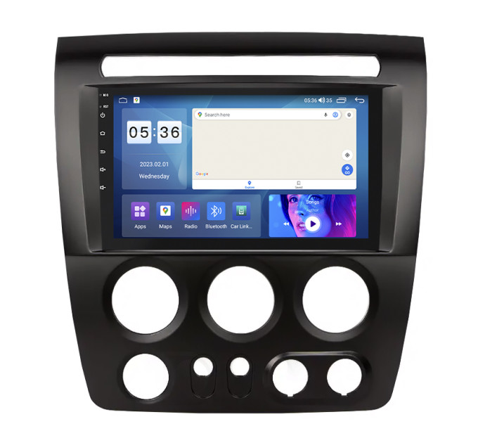 Штатна магнітола Hummer H3 2005-2010 Element Prime 2/32 CarPlay 4G