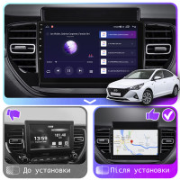 Штатна магнітола Hyundai Solaris 2020- Element 4/64 4G CarPlay