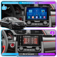 Штатна магнітола Honda Civic 2015-2021 Element 6/128 4G CarPlay