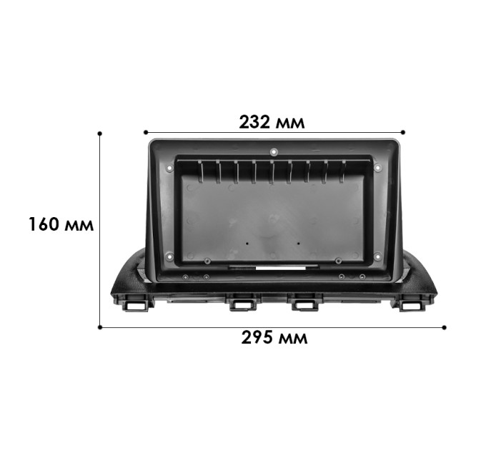 Перехідна рамка Mazda 3 Alexa 2014-2019 (7187) + CAN BUS