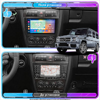 Штатна магнітола Mercedes-Benz G-Клас (W463) 2006-2008 Element Prime 4/64 4G CarPlay