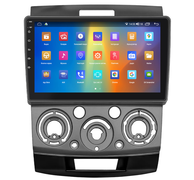 Штатна магнітола Ford Everest 2006-2009 Element Prime 2/32 4G CarPlay