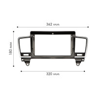 Перехідна рамка Mercedes-Benz M-Class W166 ML 2011-2015 (7152)