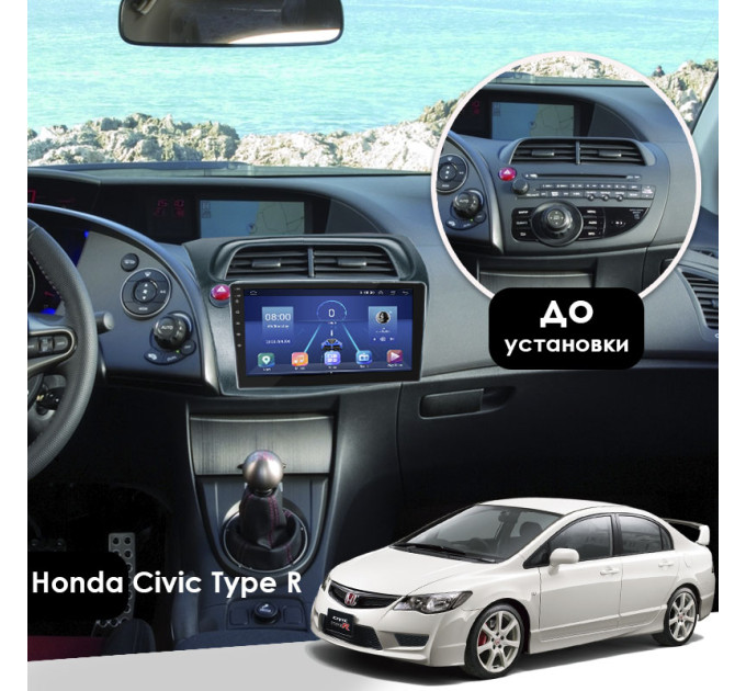 Штатна магнітола Honda Civic Type R 2008-2011 Element 4/64 4G CarPlay