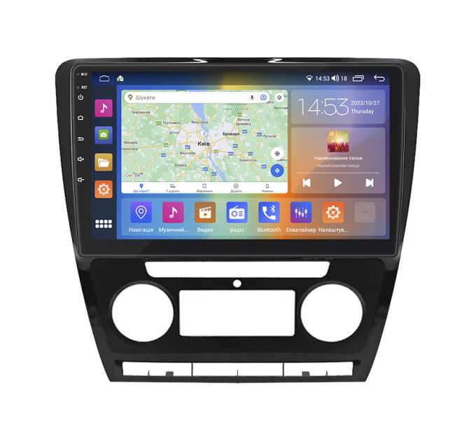 Штатна магнітола Skoda Octavia A5 2004-2009 Element Prime 4/64 CarPlay 4G