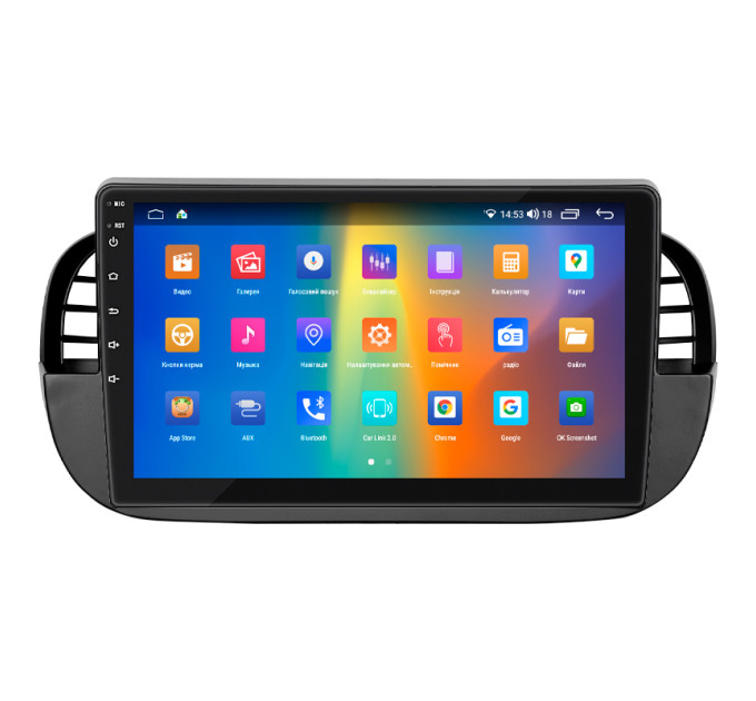 Штатна магнітола Fiat 500 2007-2015 Element Prime 2/32 CarPlay 4G