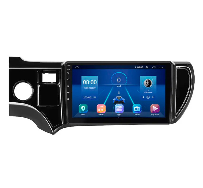 Штатна магнітола Toyota Aqua right wheel 2011-2021 Element 6/128 4G CarPlay
