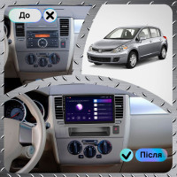 Штатна магнітола Nissan Versa 2006-2012 Element Prime 2/32 4G CarPlay