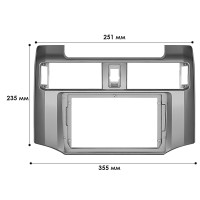 Перехідна рамка Toyota 4Runner 2009+ (6588)