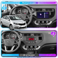 Штатна магнітола Kia Rio 2015-2017 Element 6/128 4G CarPlay