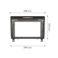 Перехідна рамка Mercedes-Benz SLK-Class R171 2004-2011 (6837)