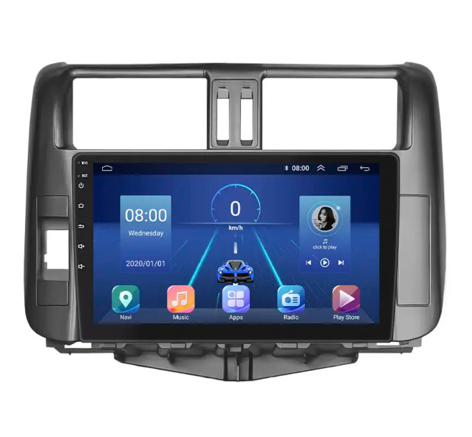 Штатна магнітола Toyota Land Cruiser Prado 150 2009-2013 Element 6/128 4G CarPlay