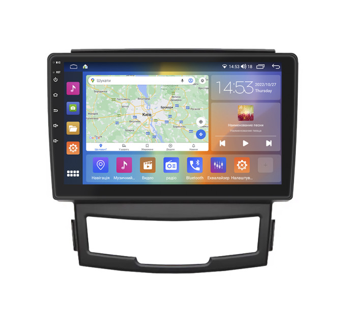 Штатна магнітола SsangYong Korando  2010-2013 Element Prime 4/64 4G CarPlay