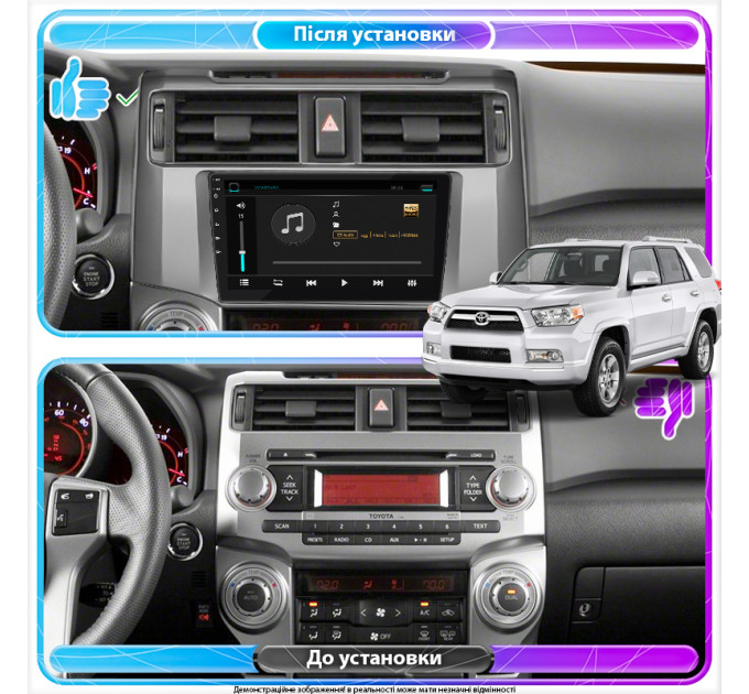 Штатна магнітола Toyota 4Runner 2009-2013 Element 2/32 4G