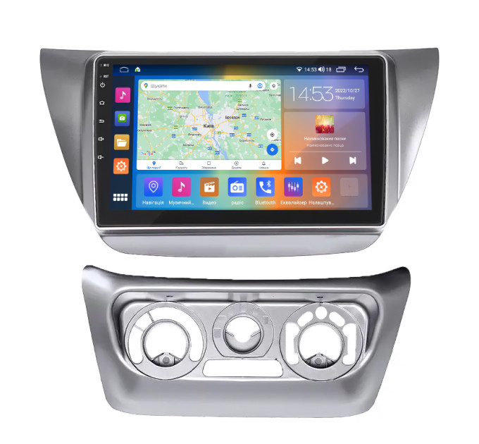 Штатна магнітола Mitsubishi Lancer Evolution VII 2001-2003 Element Prime 4/64 CarPlay 4G