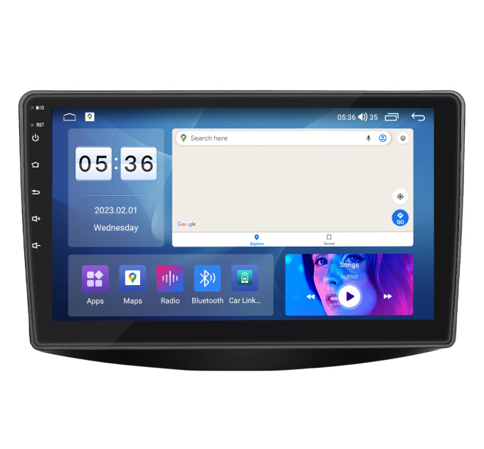 Штатна магнітола Mitsubishi Grandis Manual A/C 2003-2011 Element Prime 2/32 CarPlay 4G