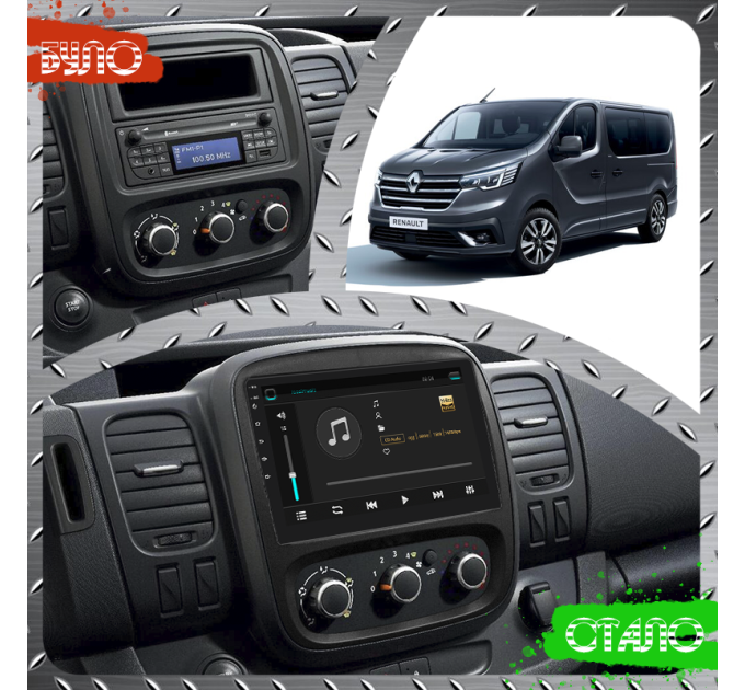 Штатна магнітола Renault Trafic  2021- Element 6/128 4G CarPlay