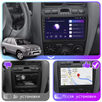 Штатна магнітола Hyundai Santa Fe 2000-2012 Element 6/128 4G CarPlay