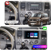 Штатна магнітола Volkswagen Caravelle T5 2003-2009 Element Prime 4/64 CarPlay 4G