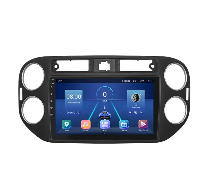 Штатна магнітола Volkswagen Tiguan 2007-2011 Element 6/128 4G CarPlay