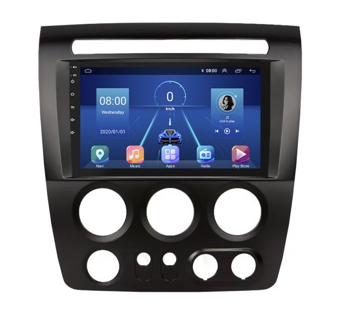 Штатна магнітола Hummer H3 2005-2010 Element 4/64 4G CarPlay
