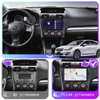 Штатна магнітола Subaru Impreza 2014-2016 Element 6/128 4G CarPlay