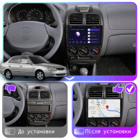 Штатна магнітола Hyundai Accent 1999-2012 Element 6/128 4G CarPlay