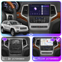 Штатна магнітола Jeep Grand Cherokee (WK2) 2010-2013 Element 6/128 4G CarPlay