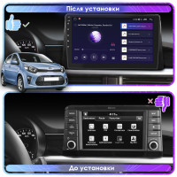 Штатна магнітола Kia Morning  2017- Element 6/128 4G CarPlay