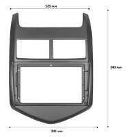 Перехідна рамка Chevrolet Aveo 2011-2018 Sonic 2011-2018 Holden Barina 2011-2018 (3727) Gray