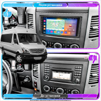 Штатна магнітола Mercedes-Benz Sprinter (W906) 2006-2013 Element Prime 4/64 4G CarPlay