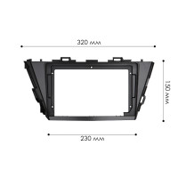 Перехідна рамка Toyota Prius 2012-2017 (6902)