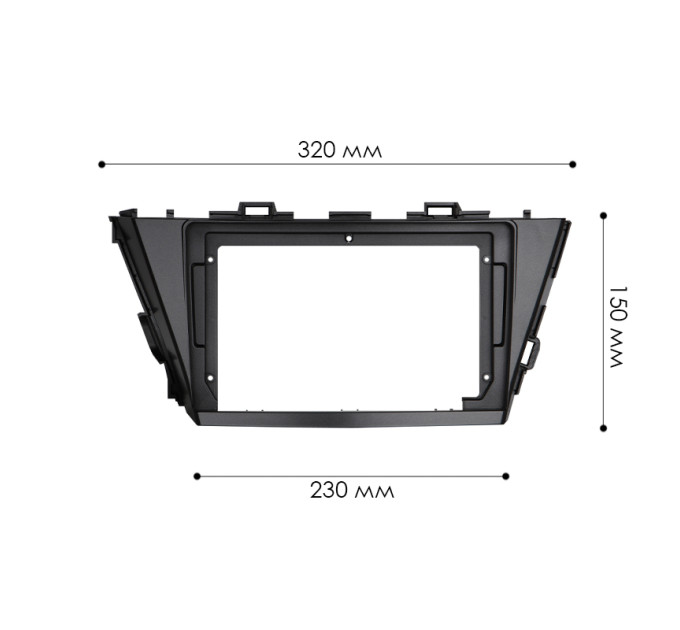 Перехідна рамка Toyota Prius 2012-2017 (6902)