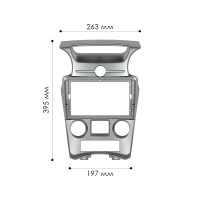 Перехідна рамка Kia Carens UN 2006-2012 Auto AC (6921)