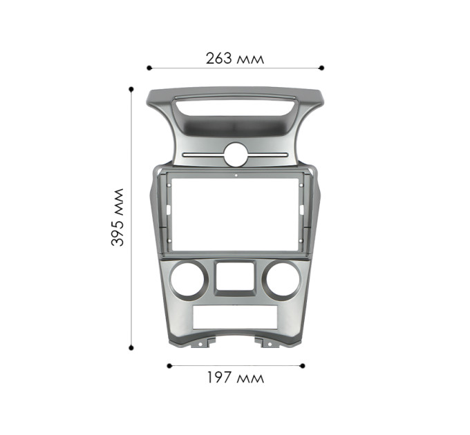 Перехідна рамка Kia Carens UN 2006-2012 Auto AC (6921)