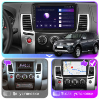 Штатна магнітола Mitsubishi Pajero Sport 2008-2013 Element Prime 2/32 4G CarPlay