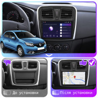 Штатна магнітола Renault Logan 2012-2018 Element Prime 4/64 4G CarPlay