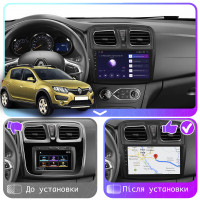 Штатна магнітола Renault Sandero 2013-2018 Element 6/128 4G CarPlay