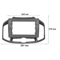 Перехідна рамка Chevrolet Captiva 2011-2015 (6804) Gray