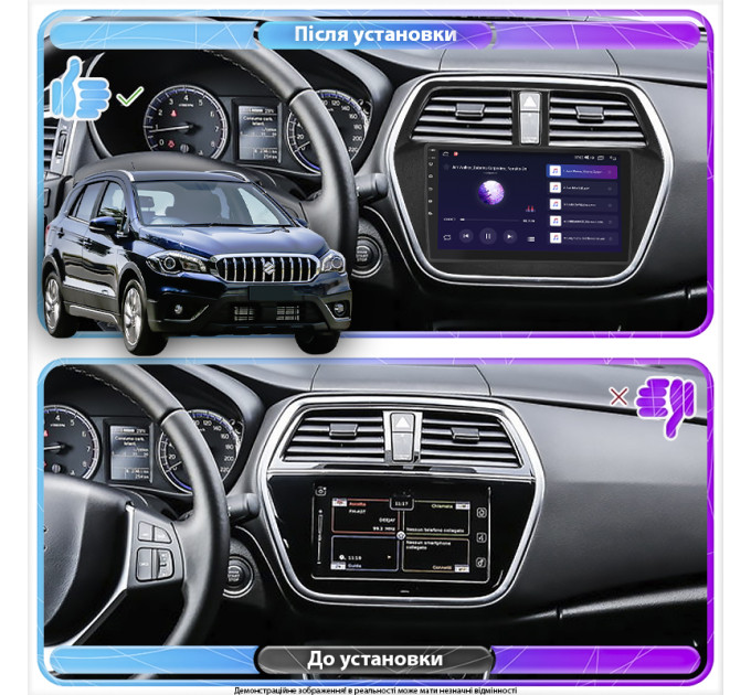 Штатна автомагнітола Suzuki SX4 (S-Cross) 2016- Element 4/32 4G CarPlay