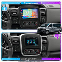 Штатна магнітола Opel Vivaro B 2014-2018 Element Prime 4/64 4G CarPlay