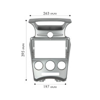 Перехідна рамка Kia Carens UN 2006-2012 Manual AC (6921)